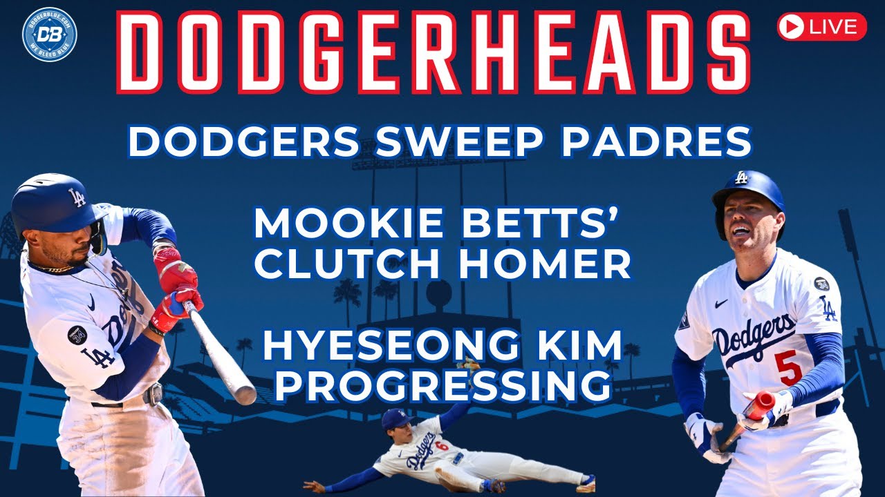 DodgerHeads: Dodgers Complete Sweep with Mookie Betts' Home Run & Latest Hyeseong Kim Update ⚾️