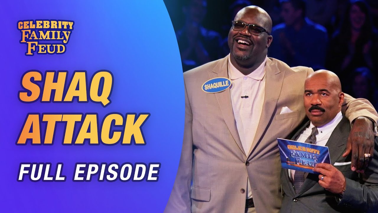 Epic Showdown: NBA Legend Shaquille O’Neal vs. MLB All-Stars on Celebrity Family Feud 🏆