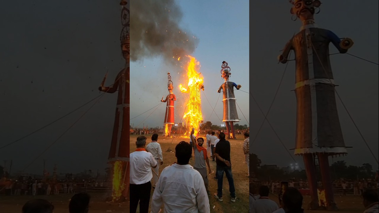 Dussehra 2024: Ram Burns Ravan 🔥