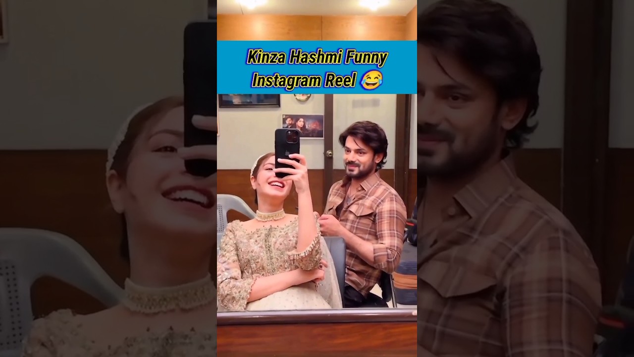 Behind the Scenes with Kinza Hashmi and Zahid Ahmad: A Funny Moment