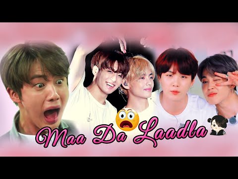 Taekook & Yoomin ( ft.jin) Hindi song ๐ Maa Da Laadla ๐