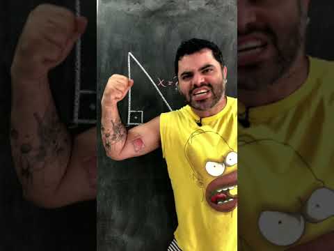 💪🏻 Como Calcular a HIPOTENUSA de um Triângulo Retângulo COMO UM MACHO ALFA?