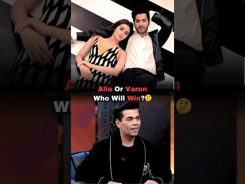 Alia Bhatt Struggles Hardly😂Karan Johar & Varun Dhawan #aliabhatt #karanjohar #bollywood