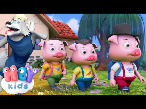 I Tre Porcellini fiaba in italiano 🐺 Cartoni animati e storie per bambini