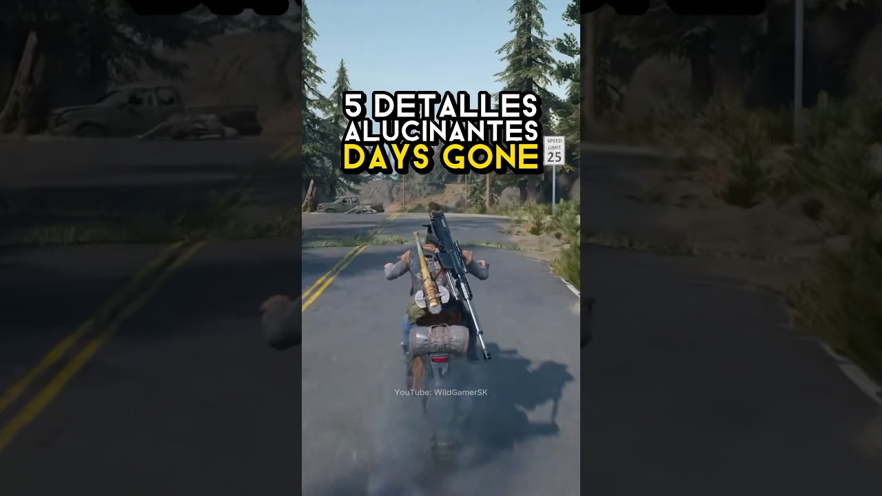 5 DETALLES ALUCINANTES de DAYS GONE 🏍🧟‍♂️ #daysgone #detallesalucinantes #gaming #juegosdezombis