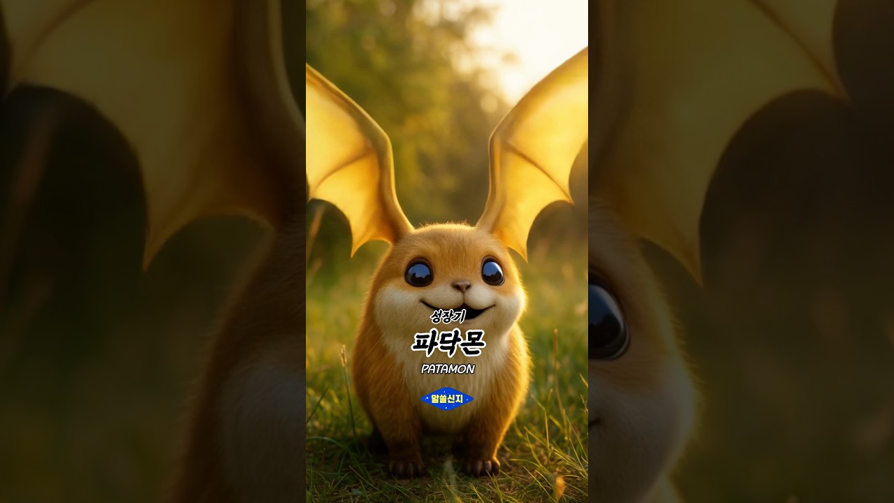 파닥몬 진화 실사화 영상 공개! 🐟