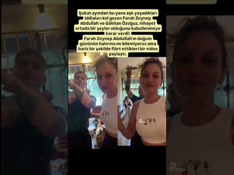 Şubat ayından bu yana aşk yaşadıkları iddiaları kol gezen Farah Zeynep Abdullah ve Gökhan Özoğuz, ni