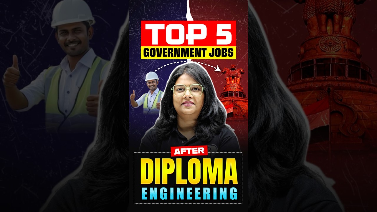 Top 5 Govt Jobs After Diploma/Engineering 🎯
