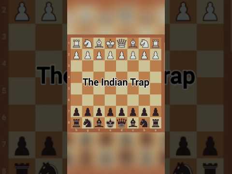 The Indian Trap|#brilliantmove#chess#puzzle #chessgame #shorts #ytshorts#yt #youtube#trend