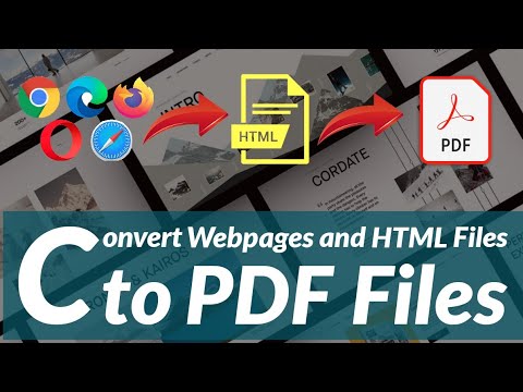 How to Convert HTML Files to PDF on Mobile | HTML to PDF converter | Convert HTML to PDF online