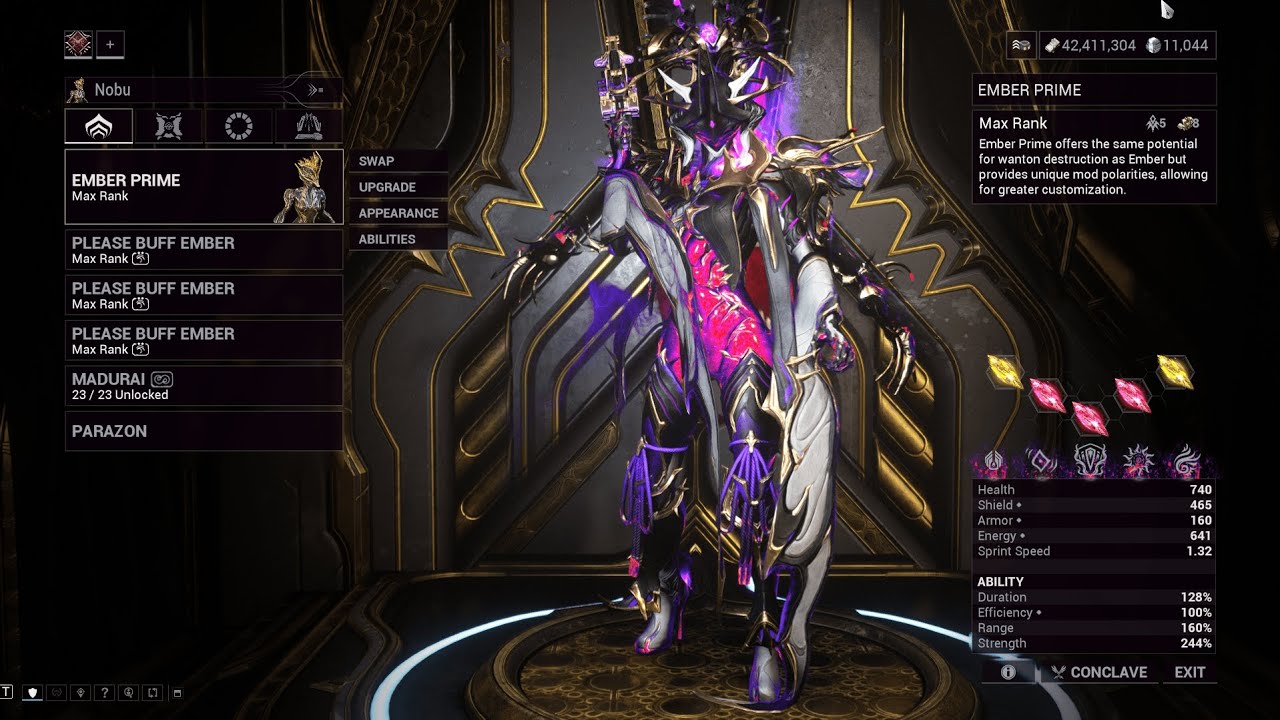 Warframe Ember Prime Max Investment Guide 🔥