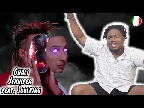 Ghali - Jennifer feat. Soolking (Lyrics Video) | ITALIAN / ALGERIAN RAP REACTION