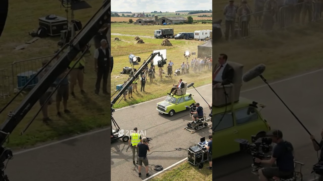 Mr. Bean Behind the Scenes 😱