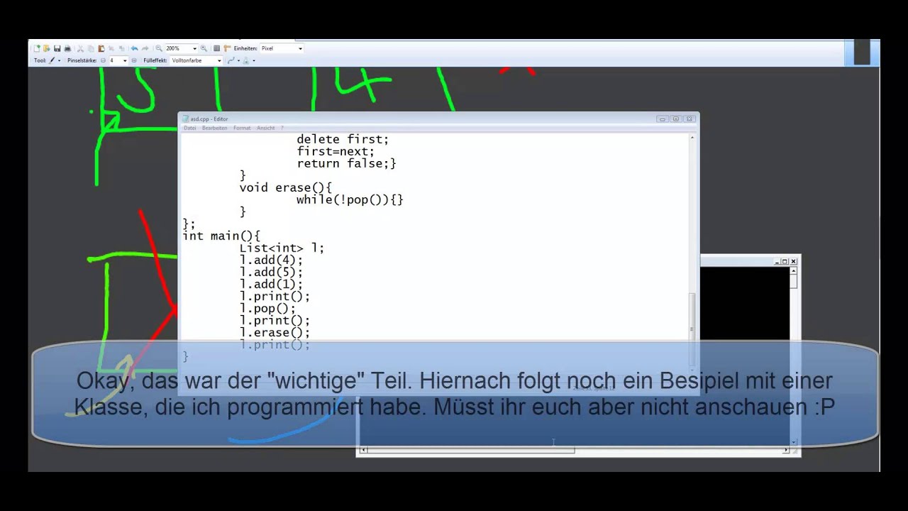 Informatik - Eigene Liste Programmierung