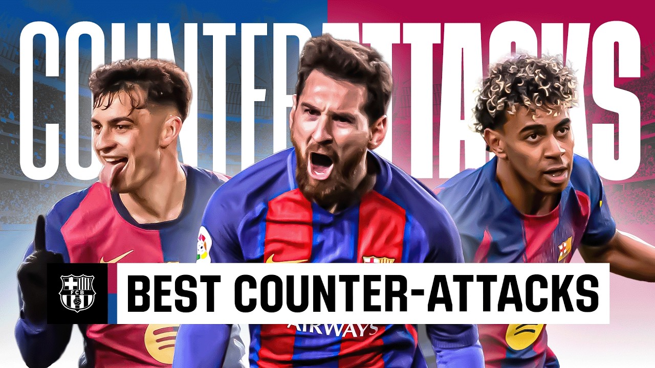 Mejores Contraataques del FC Barcelona en La Liga ⚡