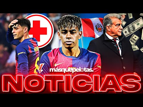 💥 ¡DRAMA EN EL BARÇA! Pedri vuelve a lesionarse 😢 + El club se va a PERÚ por una MILLONADA 💰