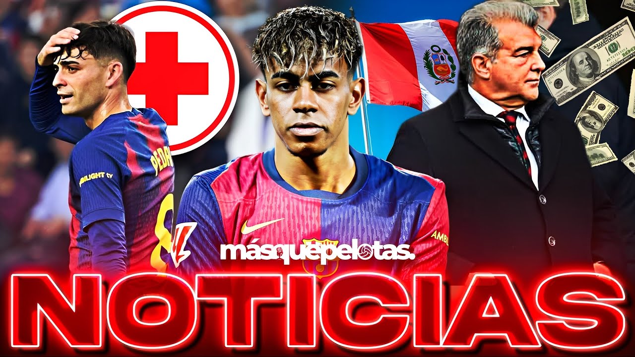 🚨 Crisis en el Barça: Pedri se lesiona nuevamente y el club viaja a Perú por millones