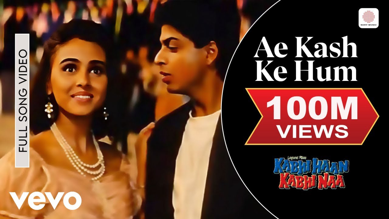 Watch 'Ae Kash Ke Hum' from Kabhi Haan Kabhi Naa - Shah Rukh Khan & Suchitra ❤️