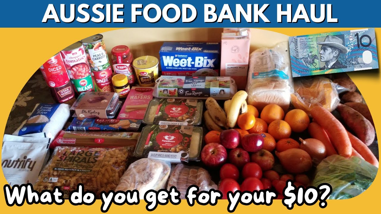 Food Bank Haul: $10 Pantry Box | Australia August 2023 🥫
