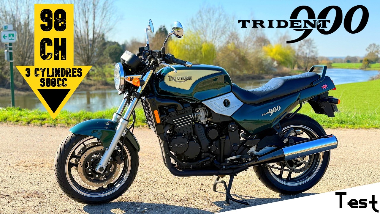 "Test" Un néo-rétro de 98 chevaux pour moins de 3000€ 🇬🇧 "Triumph Trident 900 de 1995"