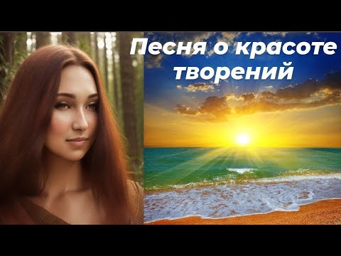 Очень трогательная песня о творениях "И сердце хочет петь от восхищенья"