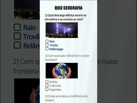 Quiz de Geografia