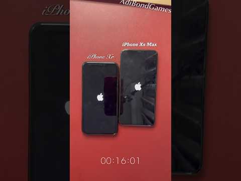 iPhone Xs Max vs iPhone xr - Test Fastest Restart