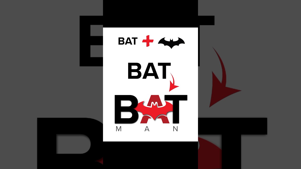 Create a Batman Logo in Illustrator 🦇