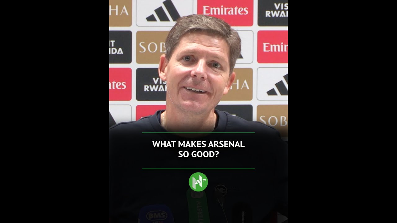 Oliver Glasner Explains Why Arsenal Are Leading the Premier League ⚽