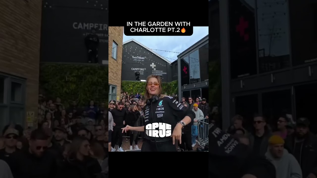 Join Charlotte in the Garden for an Epic Techno Rave! 🎶