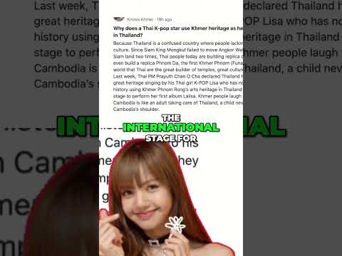 Thai K-Pop Star & Khmer Heritage: A Cultural Clash?