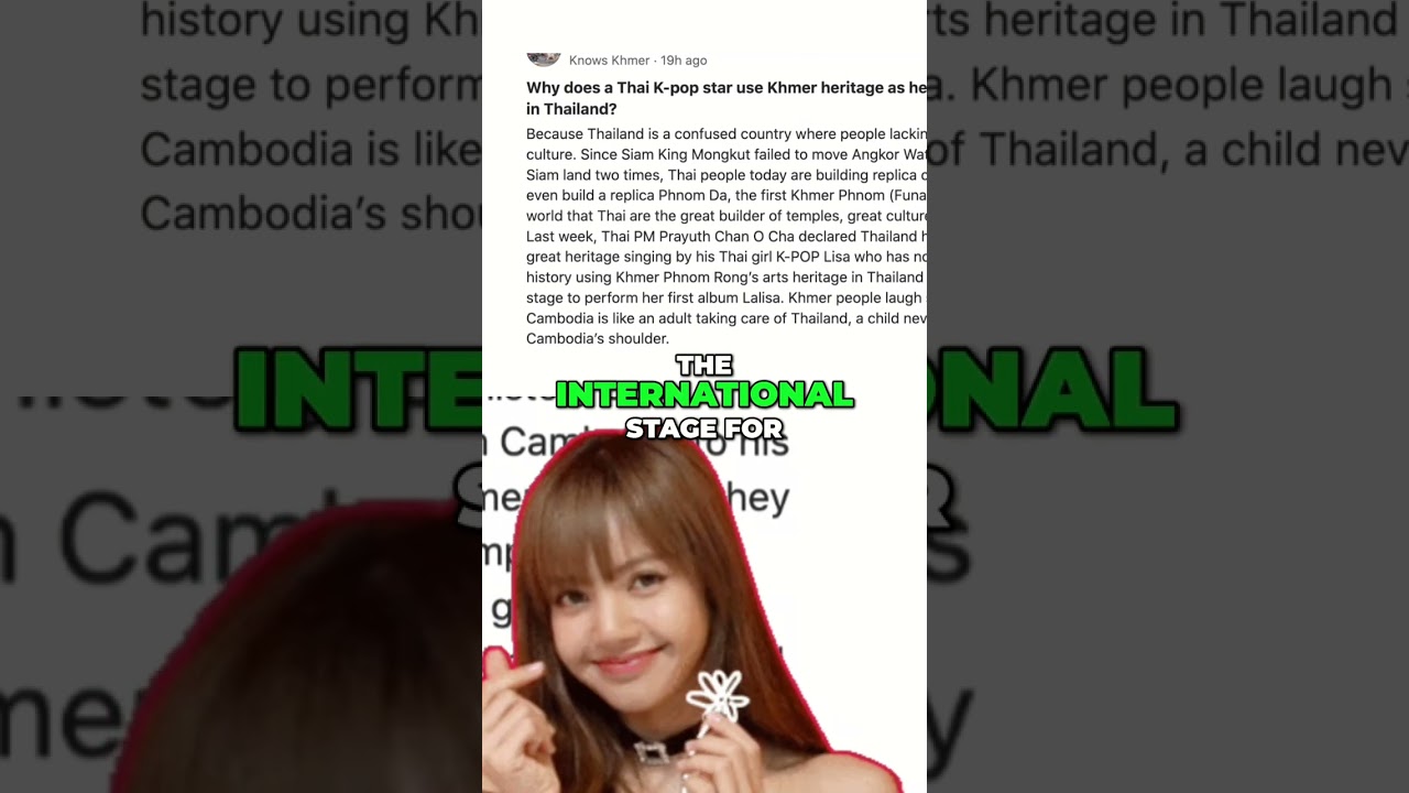 Thai K-Pop Star Sparks Debate Over Khmer Heritage 🇰🇭