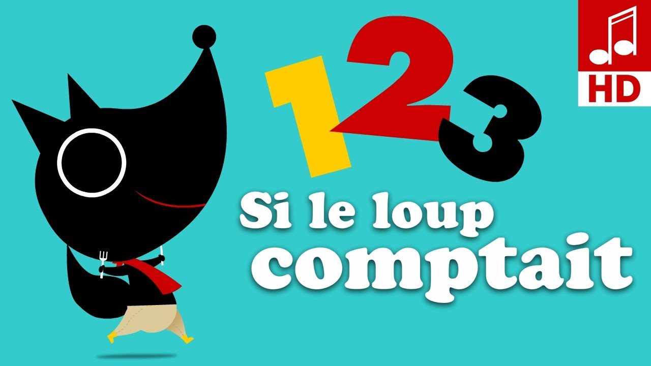 Le Loup apprend à compter 🐺 | Comptine pour enfants