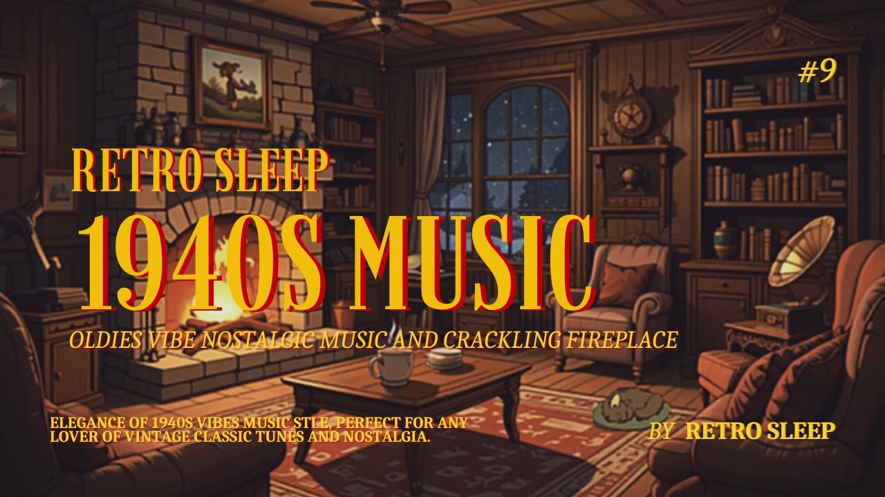 1940s Oldies Playing in Cozy House 🎶