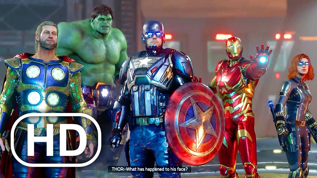 Marvel's Avengers All Cutscenes Full Movie (2020) Superhero Hulk, Iron Man, Captain America HD