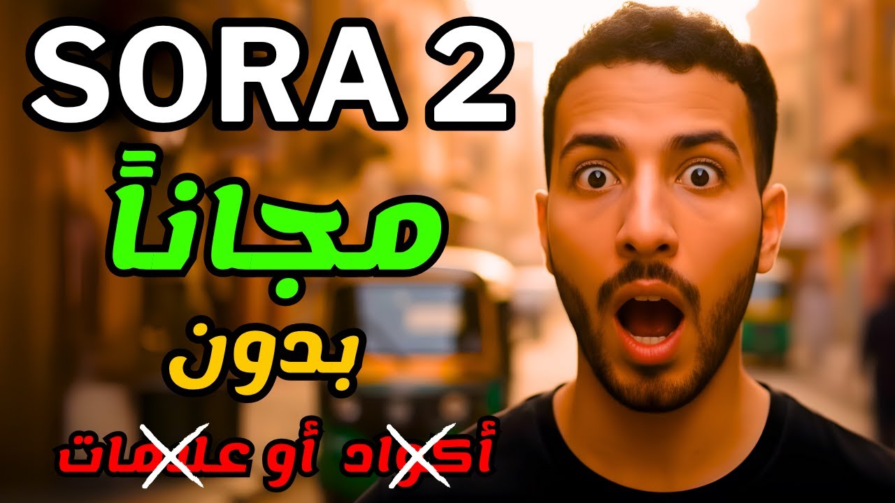 SORA 2 من OpenAI مجانًا بدون أكواد أو علامة مائية🔥