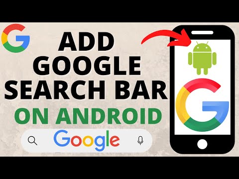 How to Add Google Search Bar on Android Home Screen - 2025