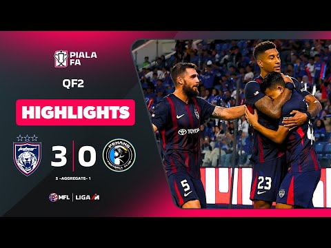 Johor Darul Ta'zim 3-0 Penang FC | Highlights | Piala FA 2025-2026 | FA QF2