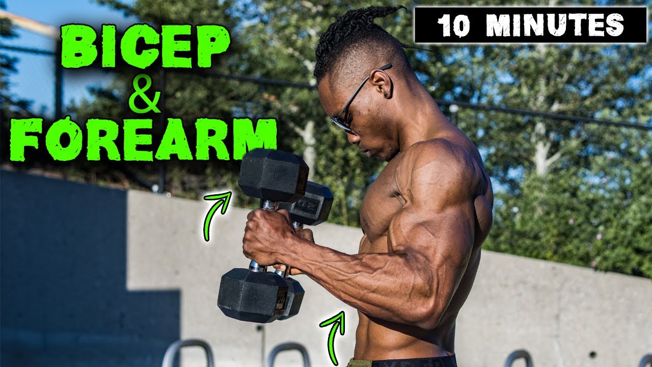 10-Minute Light Dumbbell Biceps & Forearms πͺ