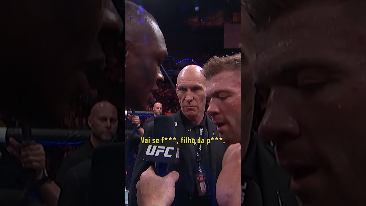 Clima quente na luta entre Du Plessis e Adesanya no UFC305🔥