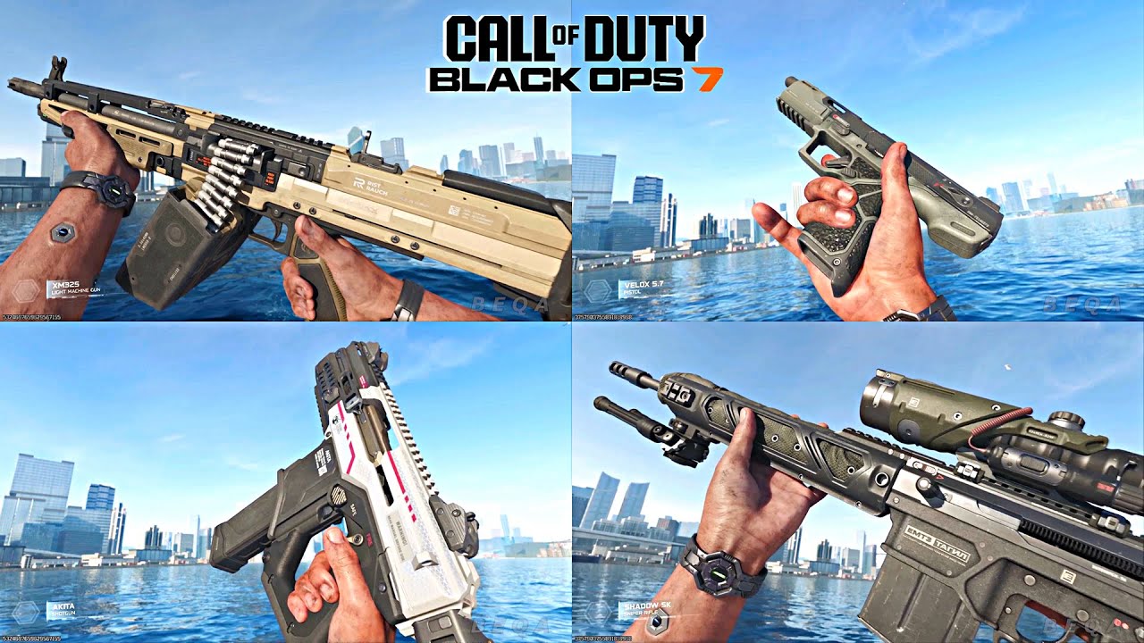 Call of Duty: Black Ops 7 - All Weapons & Animations 🎮
