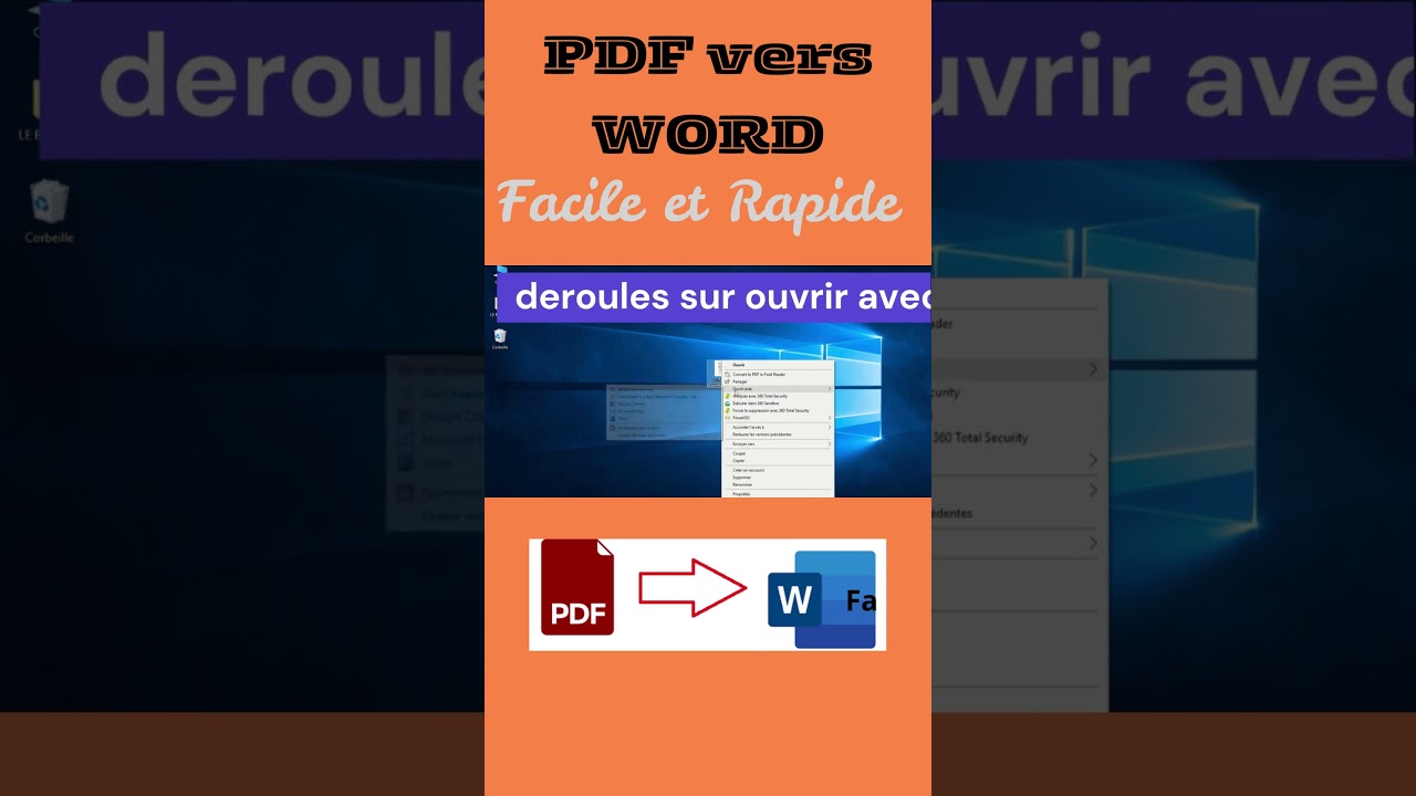 Convertir PDF en Word sans logiciel en 1 min ✨