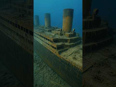 AI Journey to the Titanic Wreck #titanic #wreck #underwater #diving #ai #journey #ship