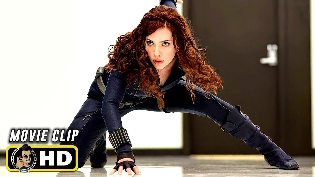 Epic Black Widow Fight Scene from Iron Man 2 (HD) | Marvel Action 🔥