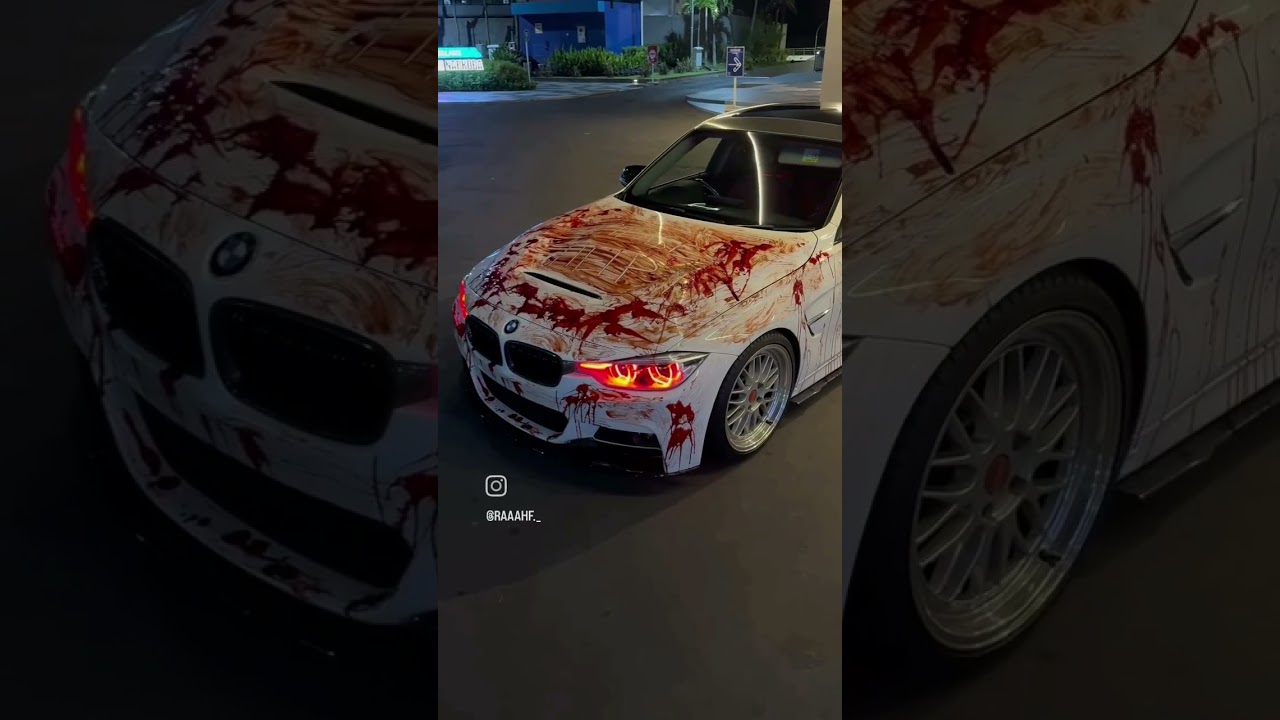 Public Reacts to White Bloody BMW M5 🚗
