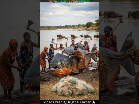 Why Are People Fighting a Giant Shark?! 😱🦈 | Wait — It’s CGI!