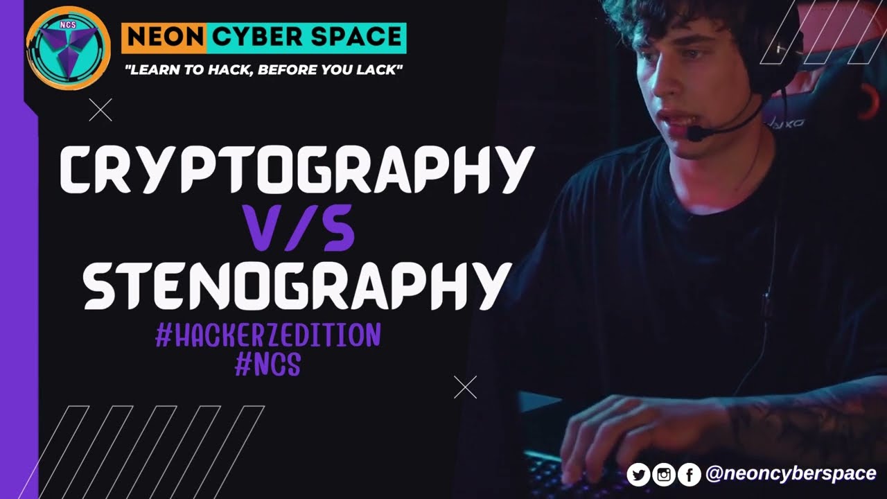 Cryptography vs. Steganography: Unlocking Secrets in Neon Cyber Space 🔐