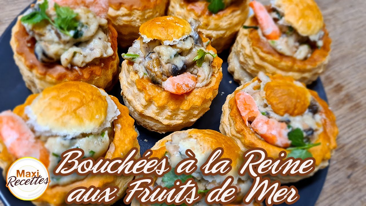 Bouchées à la Reine aux Fruits de Mer Faciles 🦞