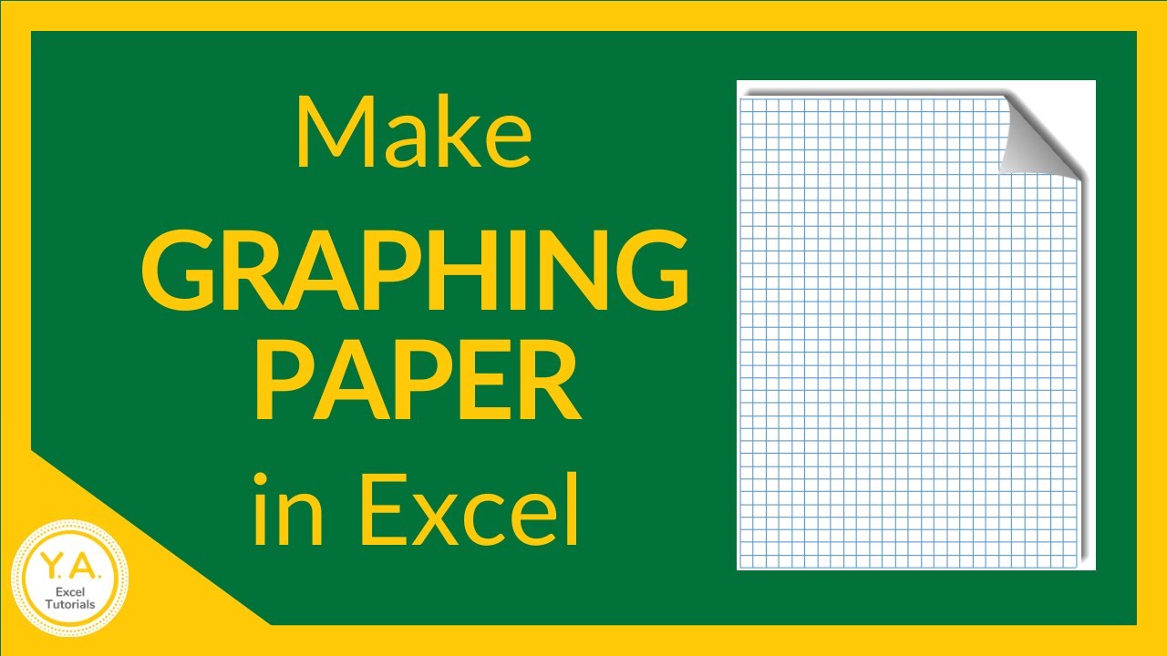 Create Printable Graph Paper in Excel 📊