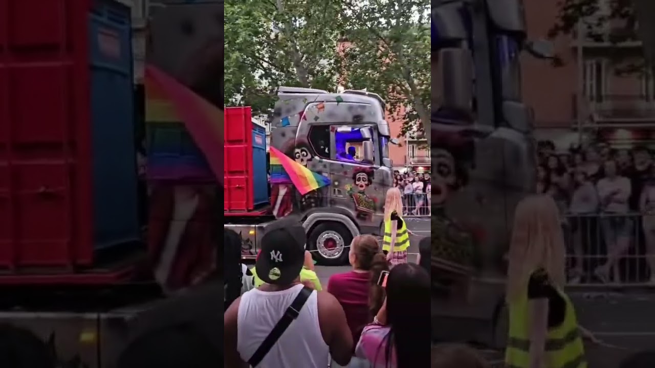 Madrid Pride Lights Up Streets & Floats 🌈
